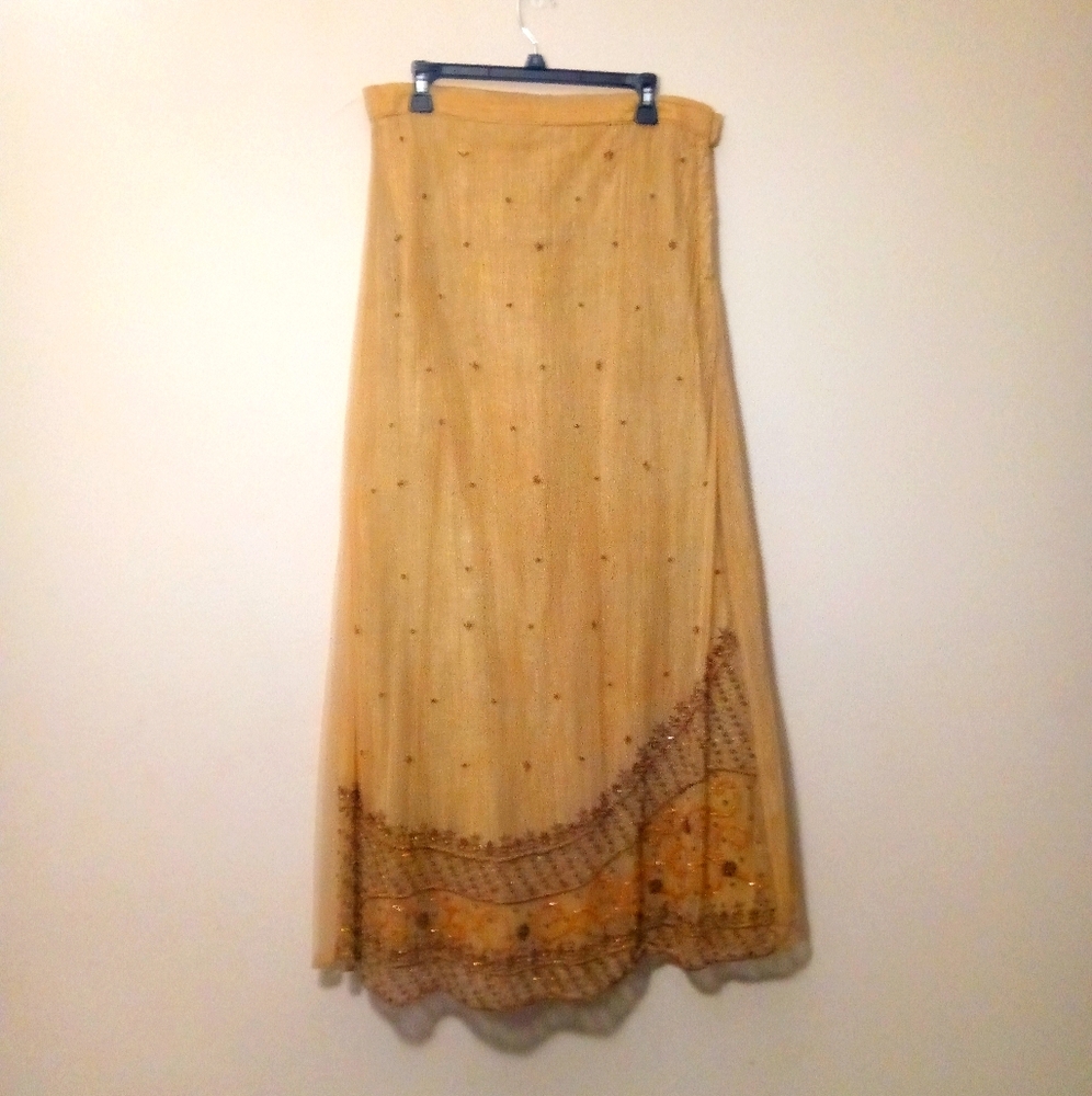 High waisted indian skirt